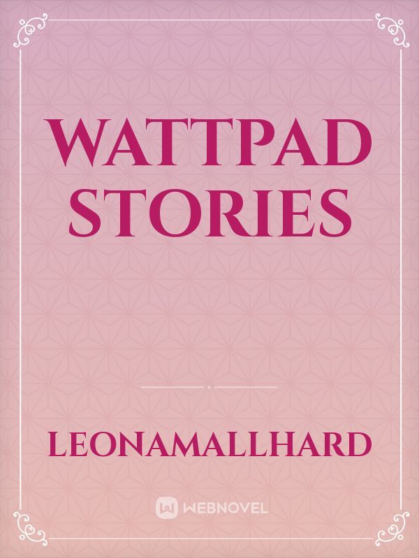 Wattpad Stories Book