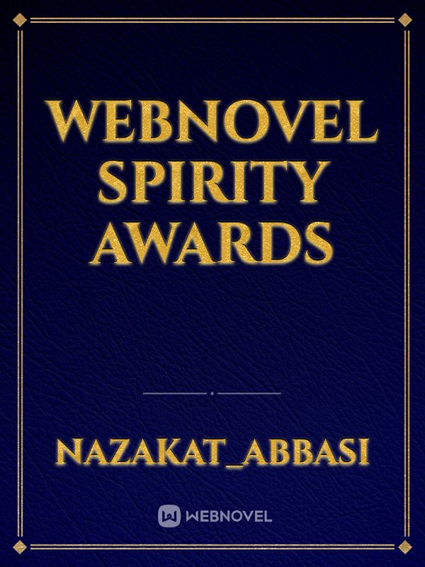 Webnovel spirity awards Book