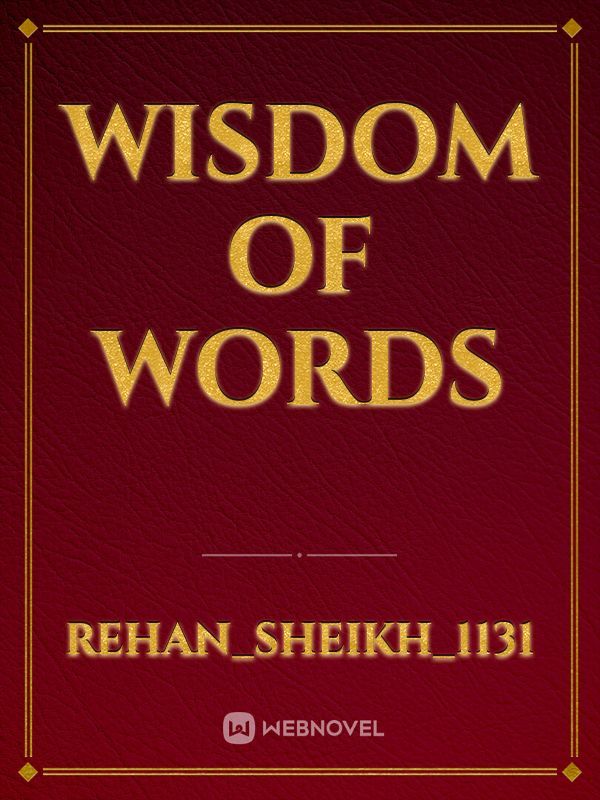 Wisdom of Words Book