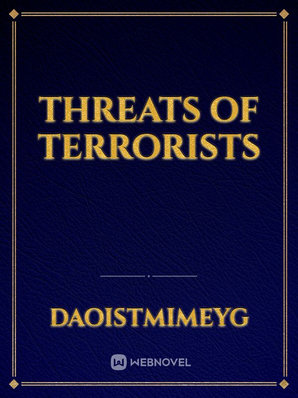 Threats of terrorists Book