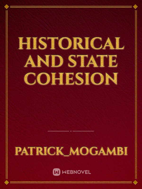 Historical and state cohesion Book