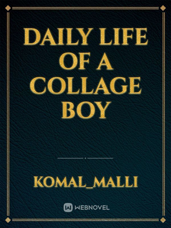 daily life of a collage boy Book