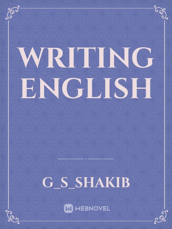 Writing English