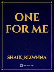 One for me Book