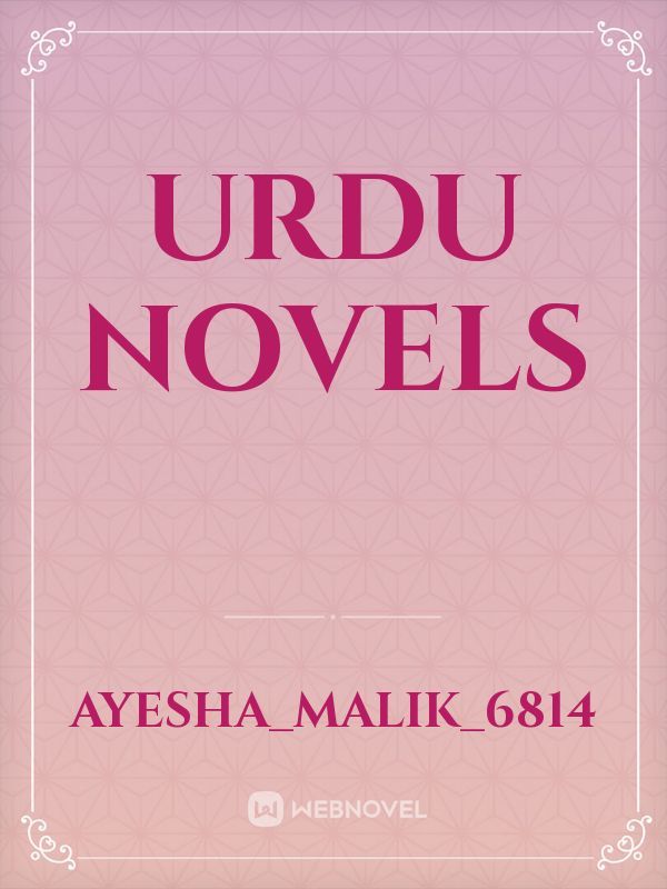 Urdu novels