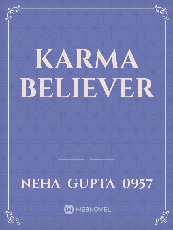 Karma believer Book