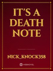 IT'S A DEATH NOTE Book