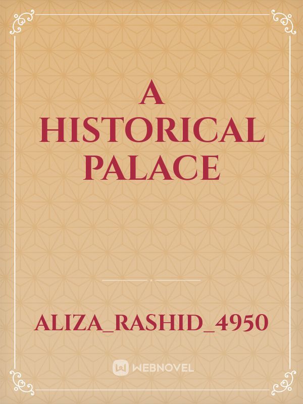 A historical palace Book