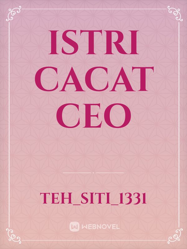 Istri Cacat CEO Book