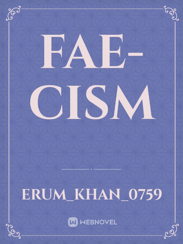 Fae-cism Book