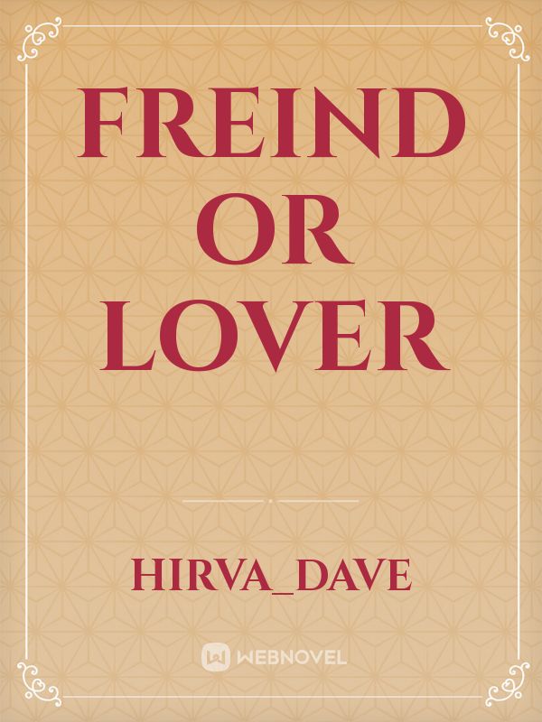 Freind or lover Book