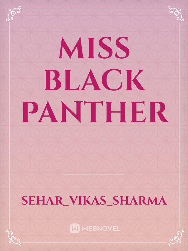 Miss black panther
