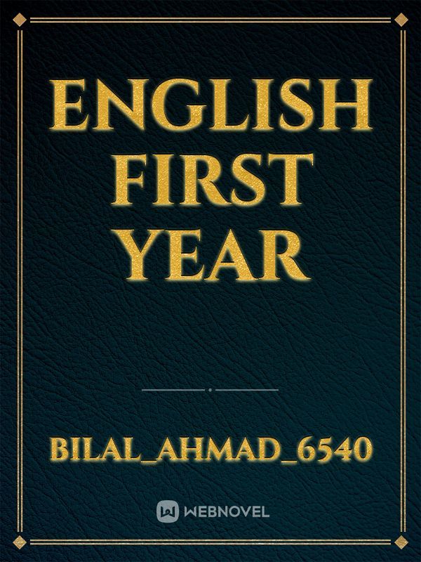 English first year