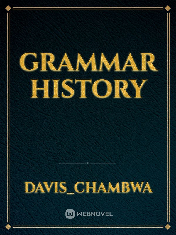 Grammar history Book