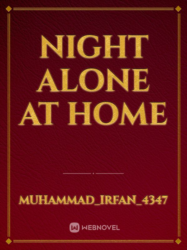 NIGHT ALONE AT HOME Book