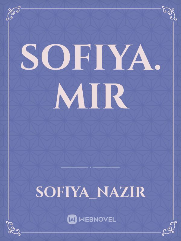 Sofiya. Mir Book