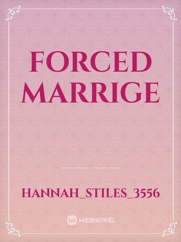 Forced marrige