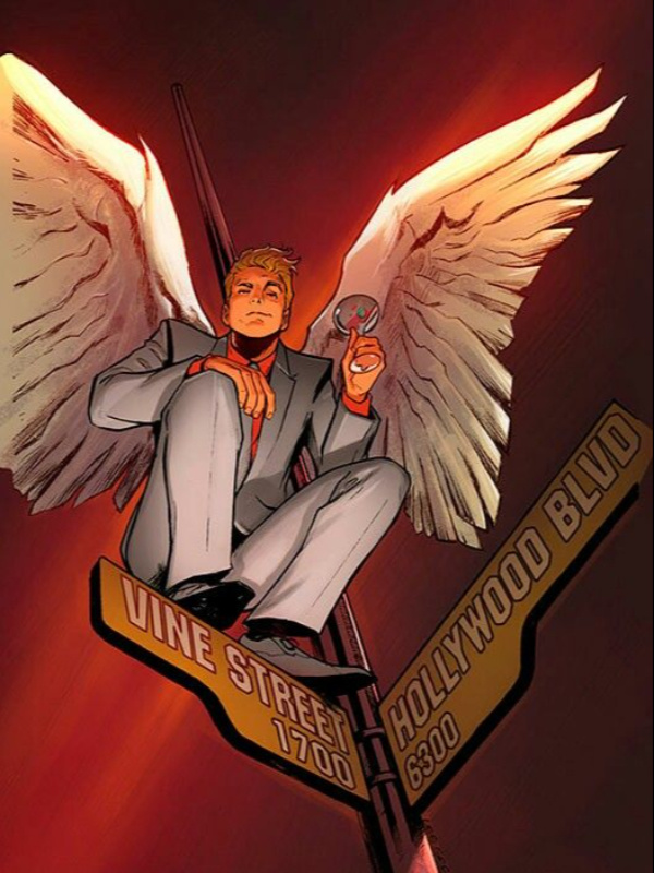 With the grace of a fallen "angel" in the Boys/DC Book