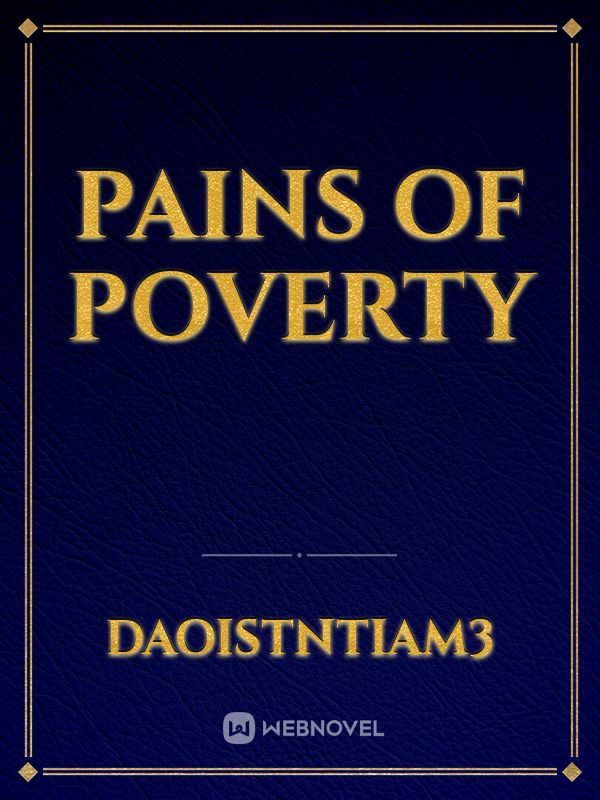 Pains of poverty Book