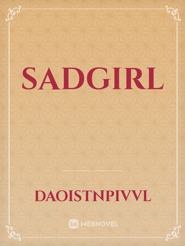 Sadgirl Book
