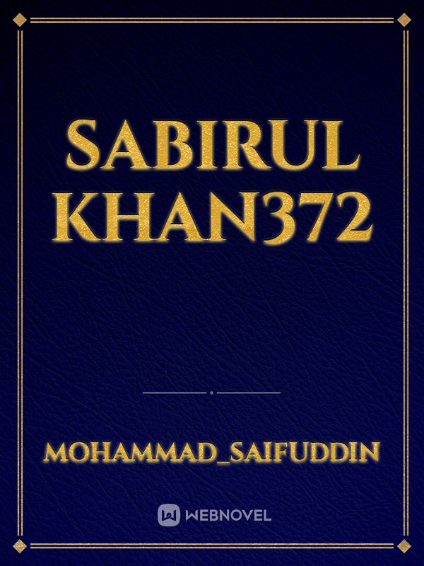 Sabirul khan372