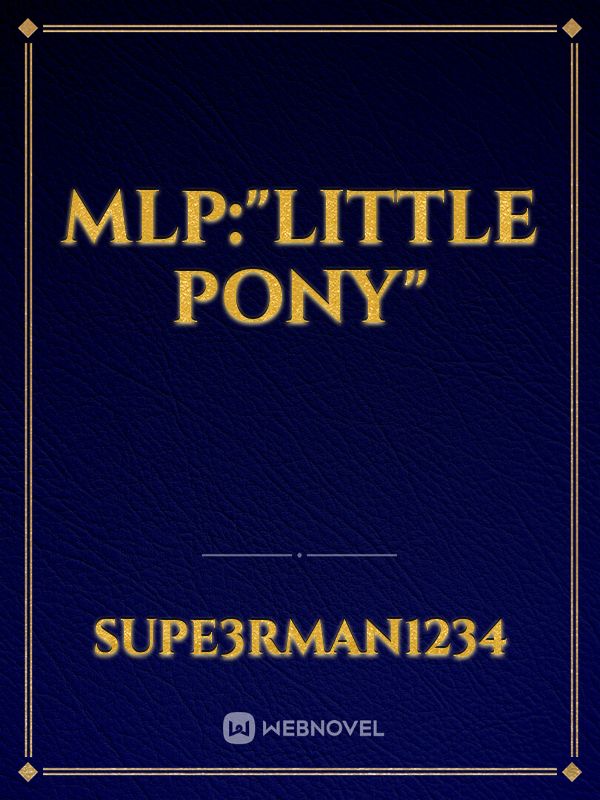 MLP:"Little Pony" Book