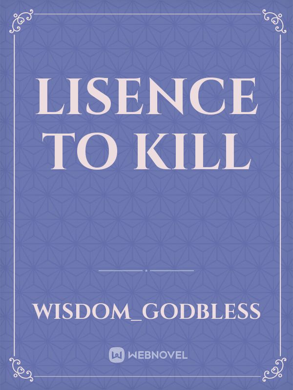LISENCE TO KILL Book
