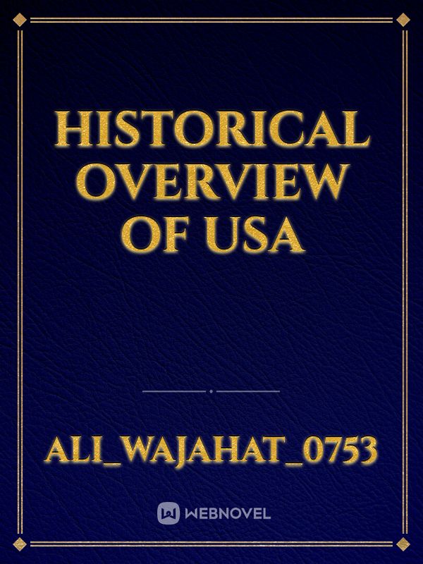 Historical overview of USA Book