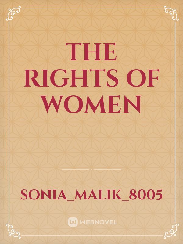 The rights of women