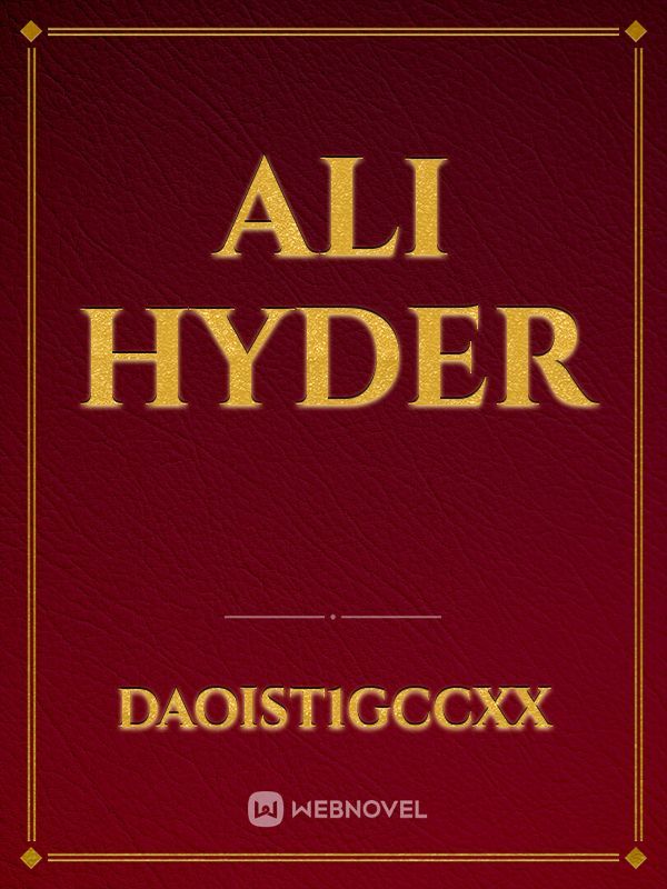 Ali hyder