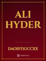Ali hyder Book