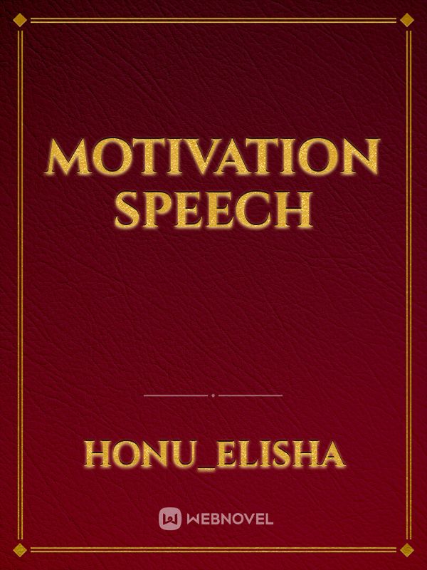 Motivation Speech Book