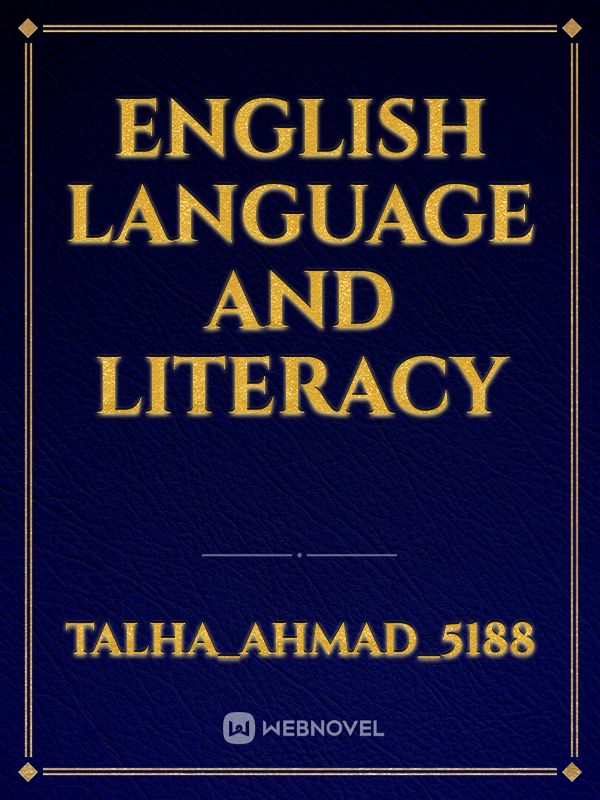 English language and literacy Book