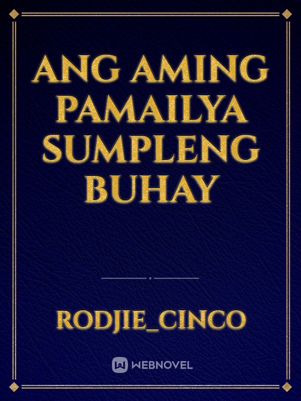 Ang Aming pamailya Sumpleng buhay Book