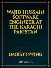 Wajid Hussain software engineer at the Karachi Pakistan Book
