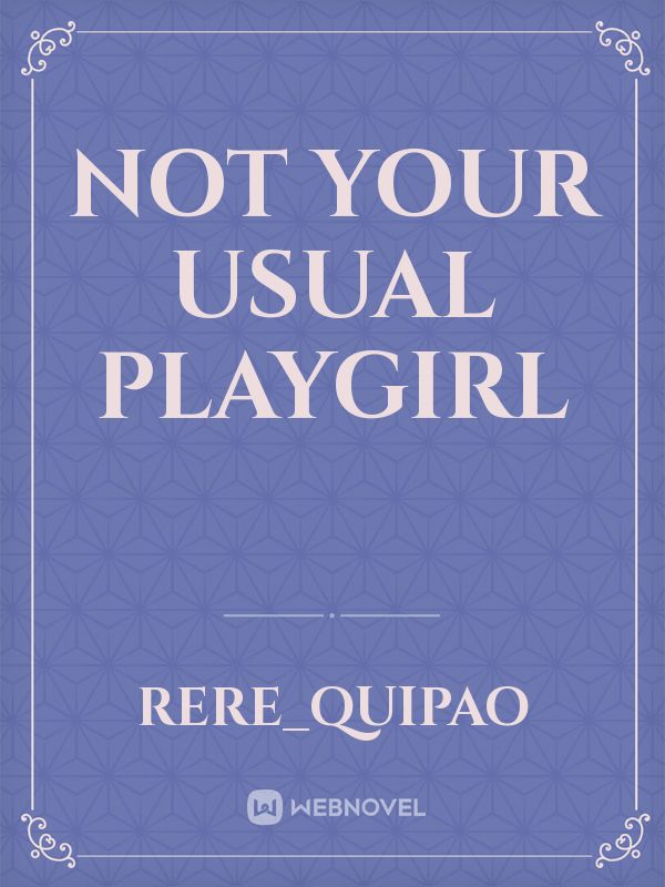 Not Your Usual Playgirl Book