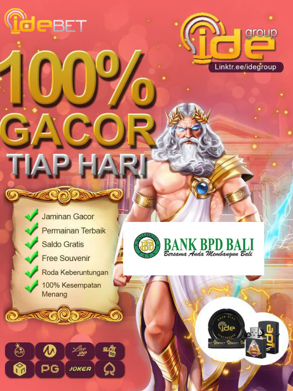 IDEBET Daftar Slot Deposit Bank BPD Bali Book