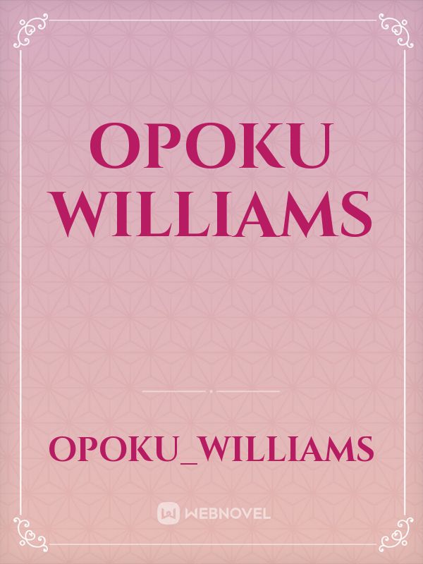 Opoku Williams Book