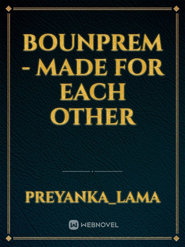 Bounprem - made for each other Book
