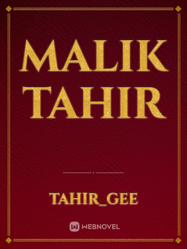 Malik tahir Book