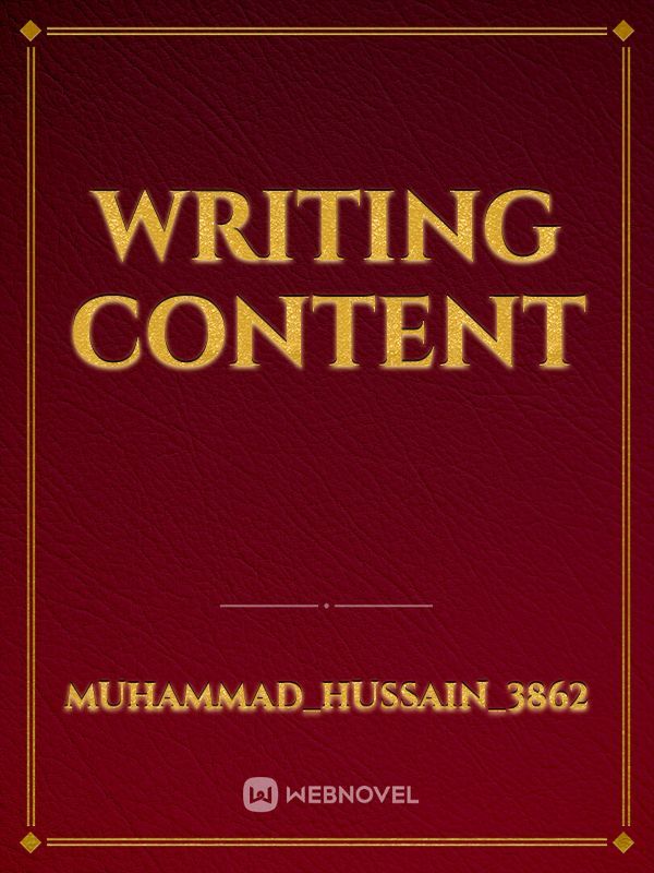 Writing content Book