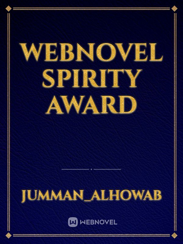 Webnovel Spirity Award