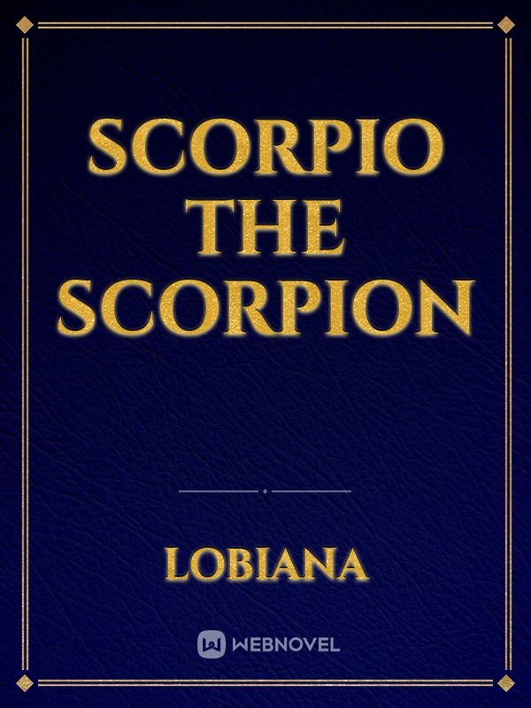 Scorpio the Scorpion Book
