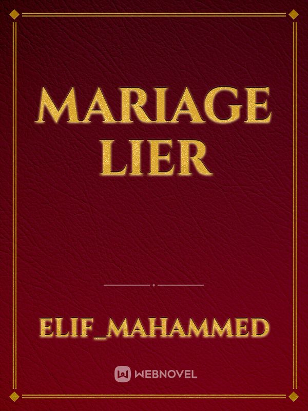 mariage lier Book