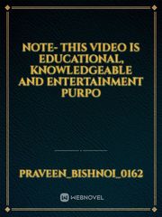 Note- This video is Educational, knowledgeable and entertainment Purpo Book
