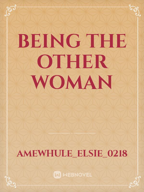 Being the other woman Book