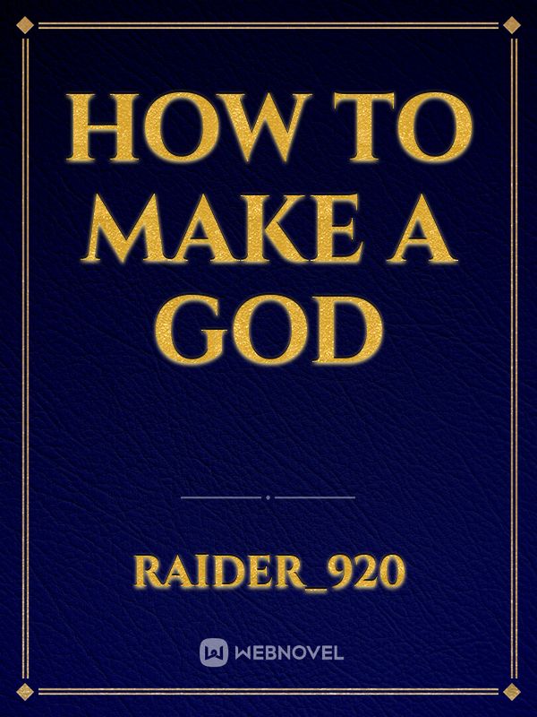How to make a God Book