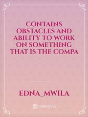 Contains obstacles and ability to work on something that is the  compa Book