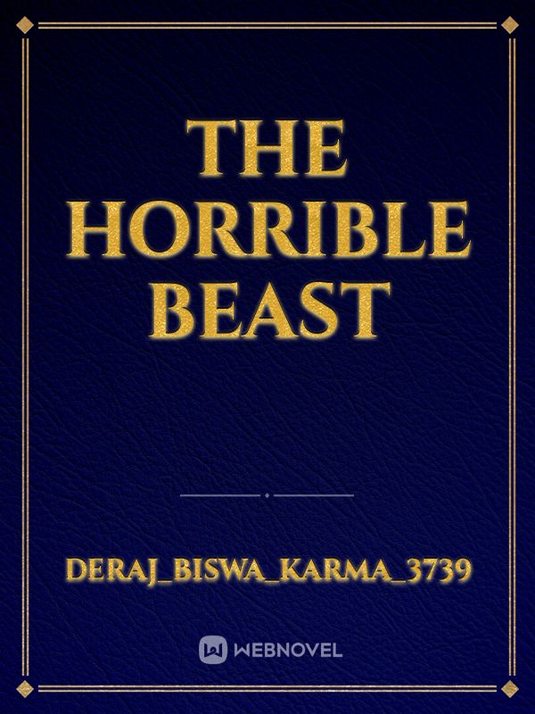 The horrible beast Book