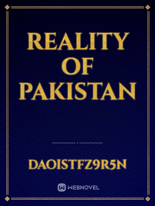 Reality of pakistan Book